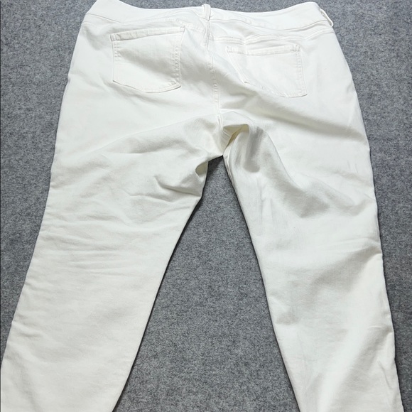 Torrid white‎ straight comfort Lace-Up Pants zs 20R - Picture 13 of 16